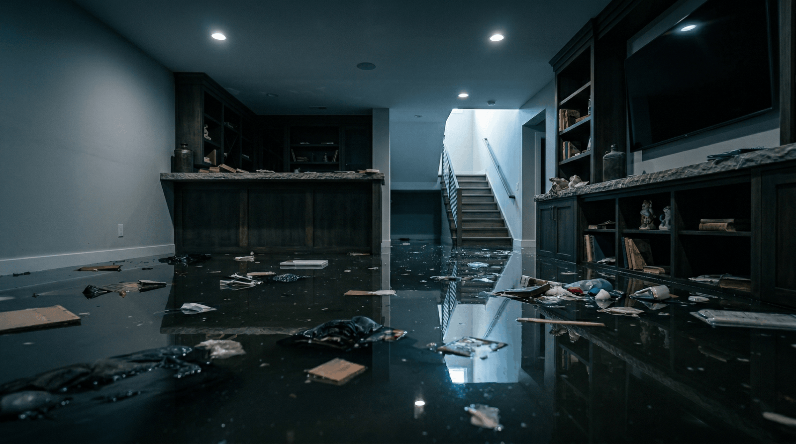 water damage restoration Rathdrum Idaho flooded basement Kootenai County